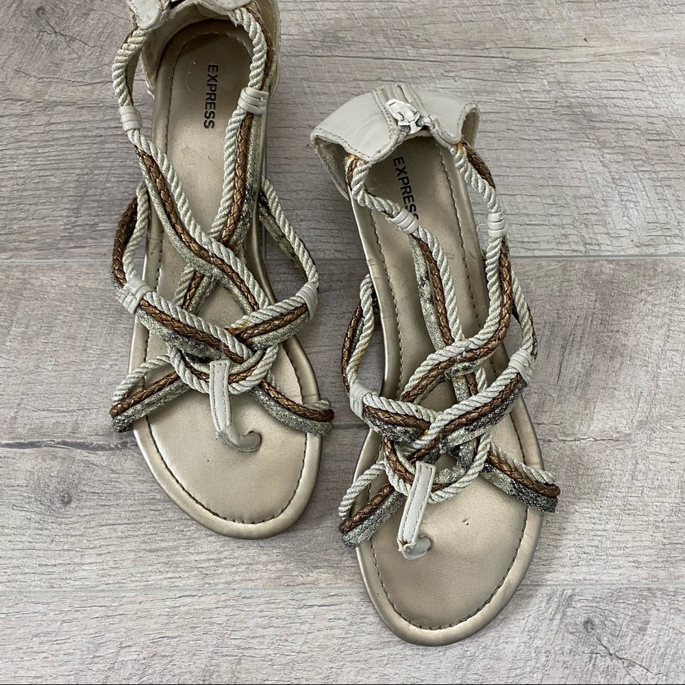 Express Sandals w/ Small Heel